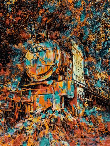 Print of Modern Train Photography by Erkan Cerit