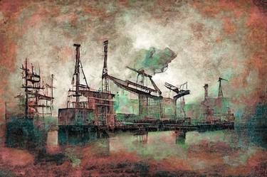Print of Ship Digital by Erkan Cerit