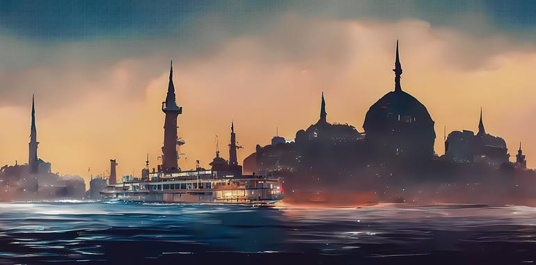 Original Contemporary Places Digital by Erkan Cerit