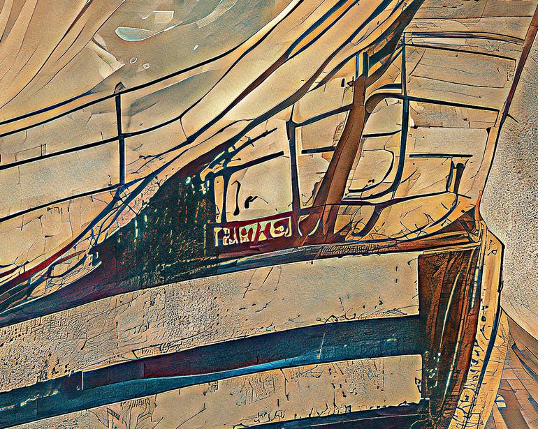 Original Contemporary Boat Digital by Erkan Cerit