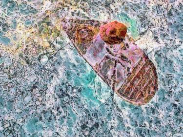 Original Abstract Expressionism Boat Digital by Erkan Cerit