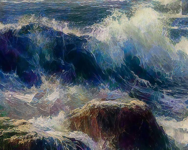 Original Contemporary Seascape Digital by Erkan Cerit