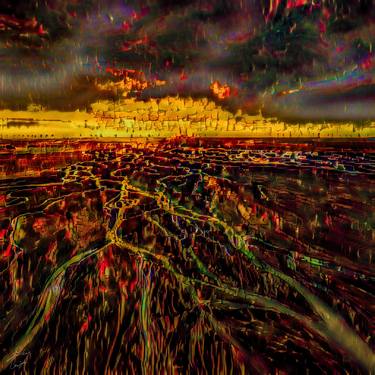 Print of Abstract Expressionism Nature Digital by Erkan Cerit