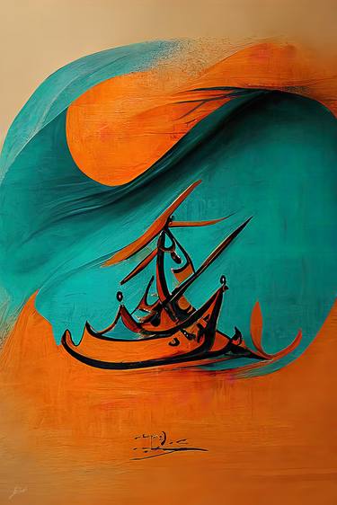 Original Sailboat Digital by Erkan Cerit