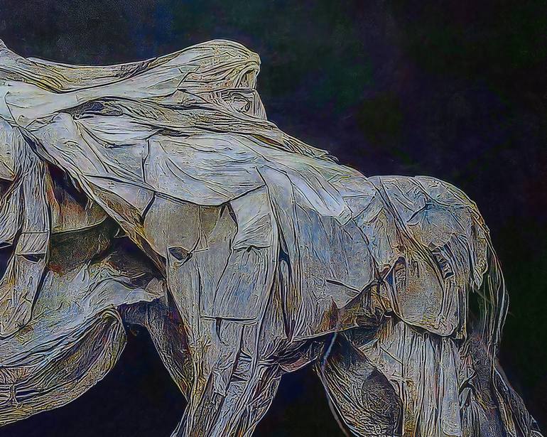 Original Abstract Horse Digital by Erkan Cerit