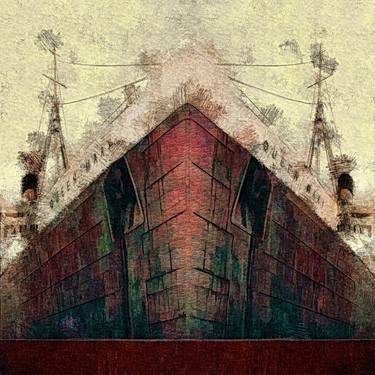Original Pop Art Ship Photography by Erkan Cerit