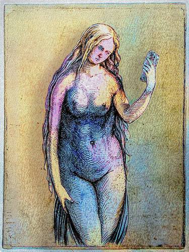 Print of Nude Digital by Erkan Cerit