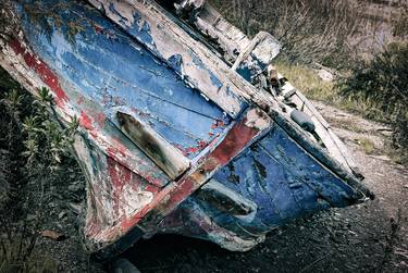 An old abandoned boat (fragment) thumb