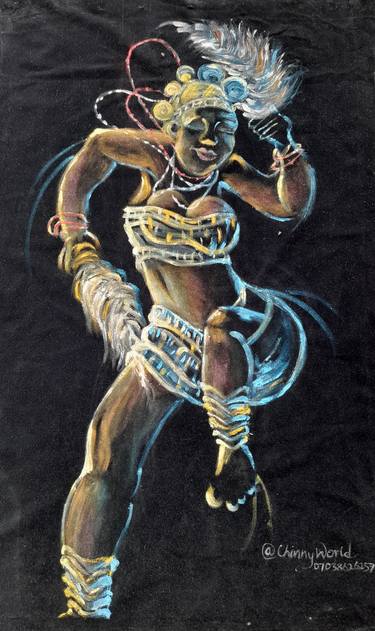 Original Culture Painting by Chinenye Okonta
