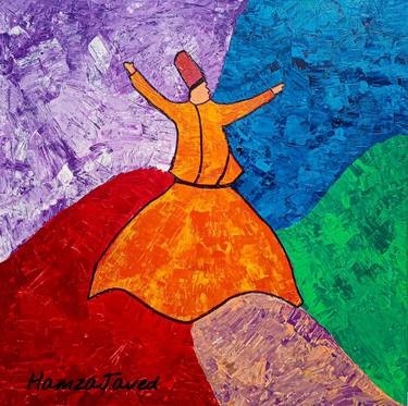 Print of Expressionism Religious Paintings by Hamza Javed