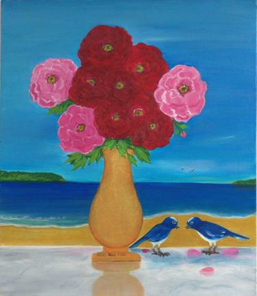 peony and blossom&bluebirds thumb