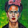 Frida Kahlo Painting by Salvatore Dangelo | Saatchi Art