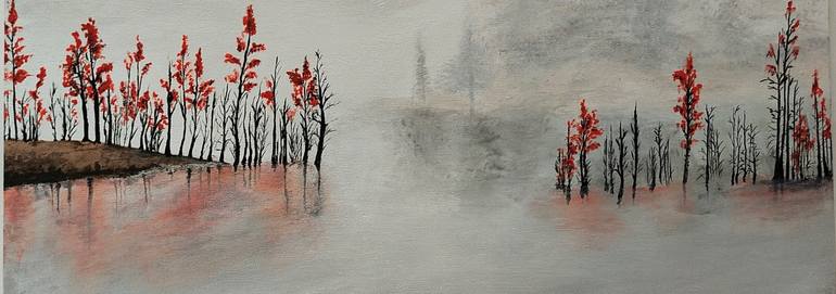 Original Landscape Painting by Hardeep kaur