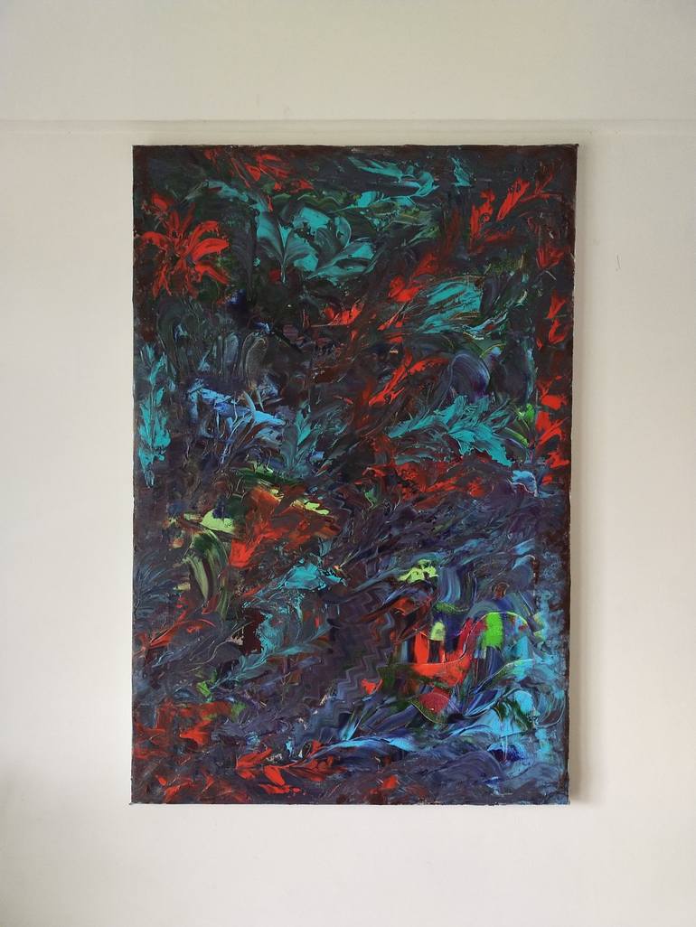 Original Abstract Expressionism Abstract Painting by Hardeep kaur