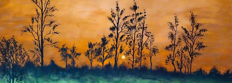 Original Landscape Painting by Hardeep kaur