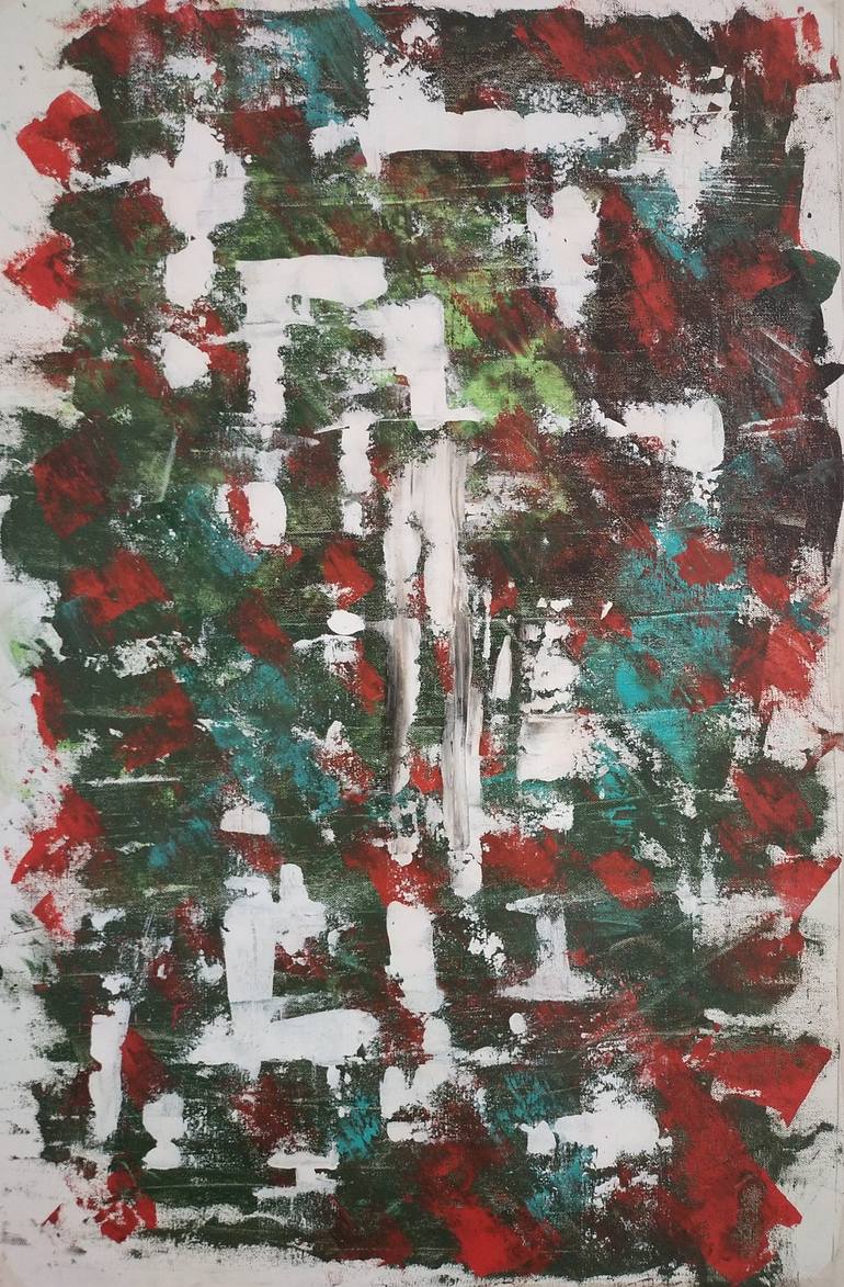 Original Abstract Expressionism Abstract Painting by Hardeep kaur