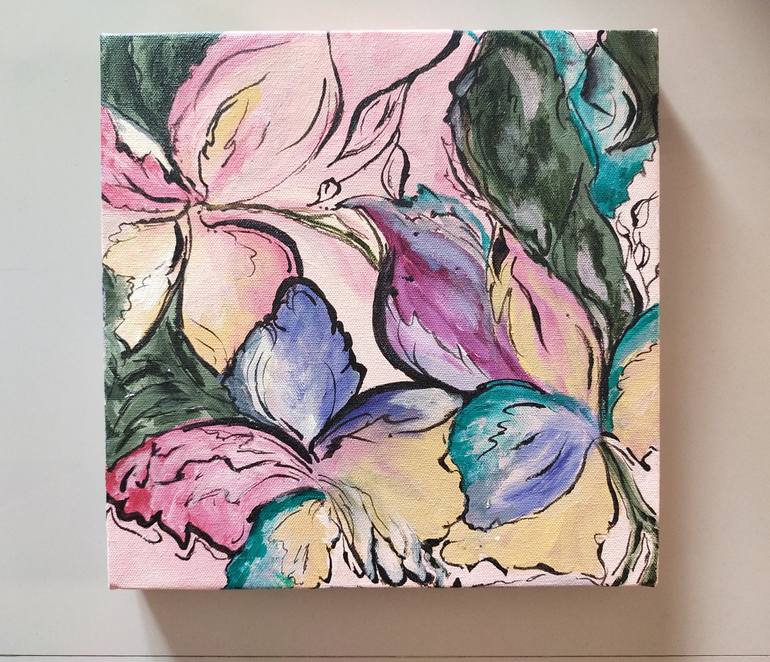 Original Floral Painting by Hardeep kaur