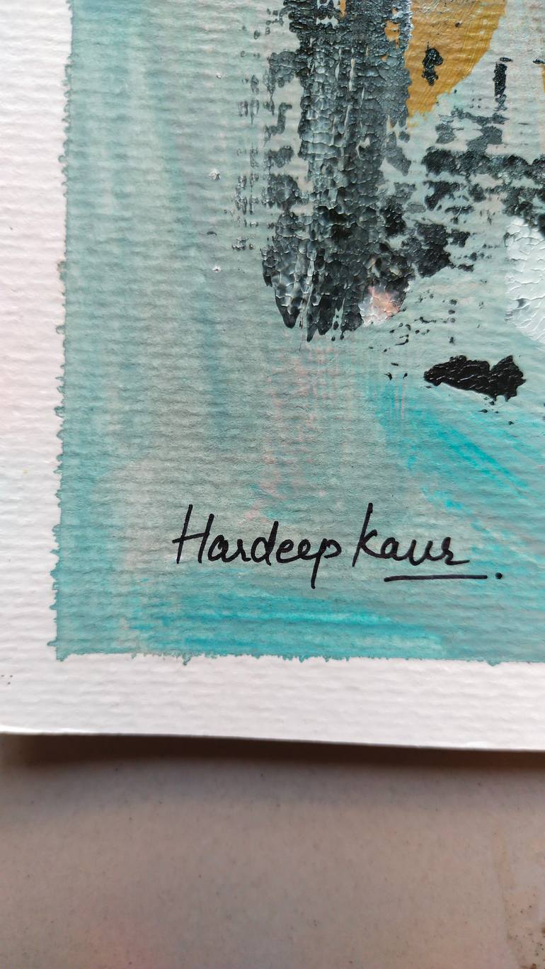 Original Expressionism Abstract Painting by Hardeep Kaur