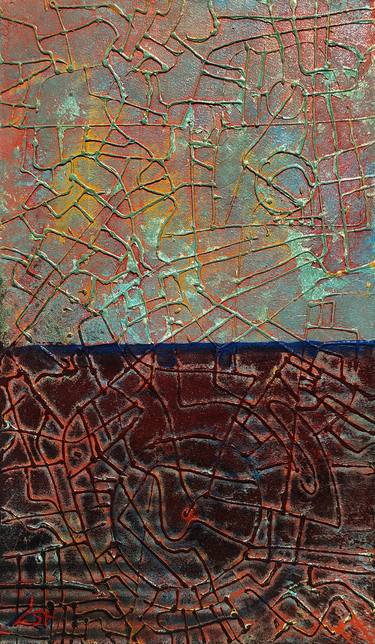 Original Abstract Expressionism Abstract Painting by Тигран Арутюнян