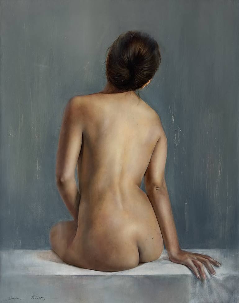 Original Figurative Nude Paintings by Barbara Abeltina
