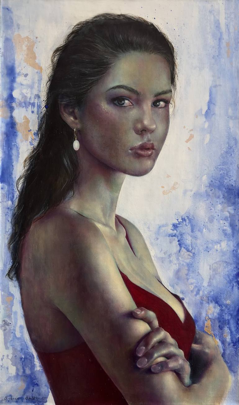 Original Figurative Women Paintings by Barbara Abeltina