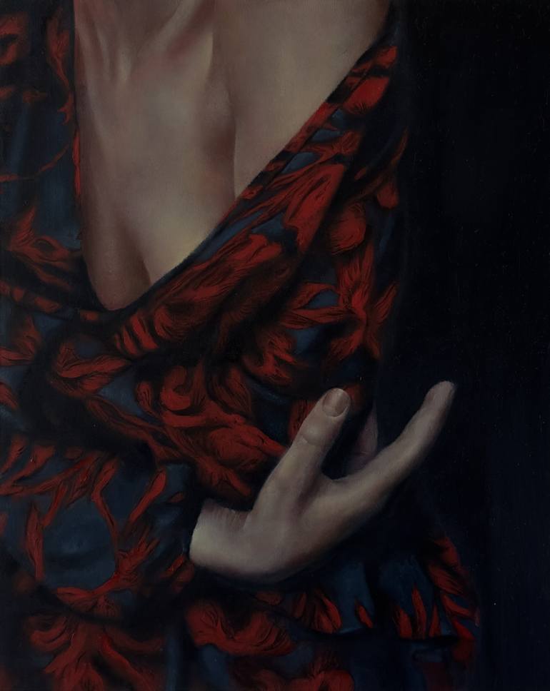 Original Classicism Women Paintings by Barbara Abeltina