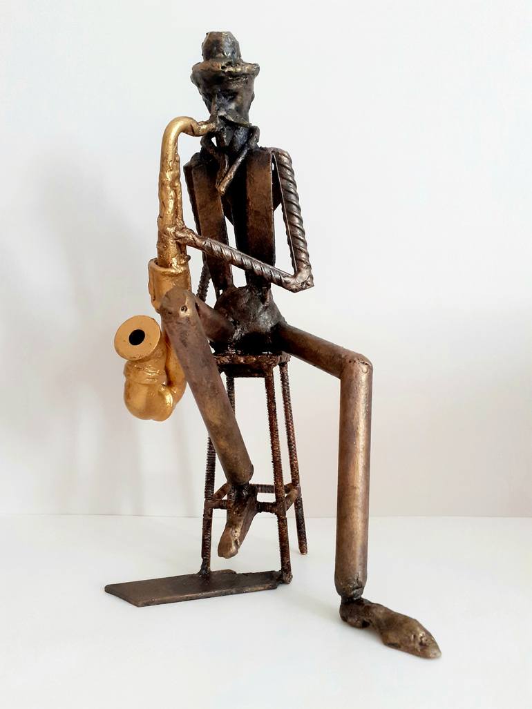 Original Figurative Music Sculpture by Nikolay Krastev