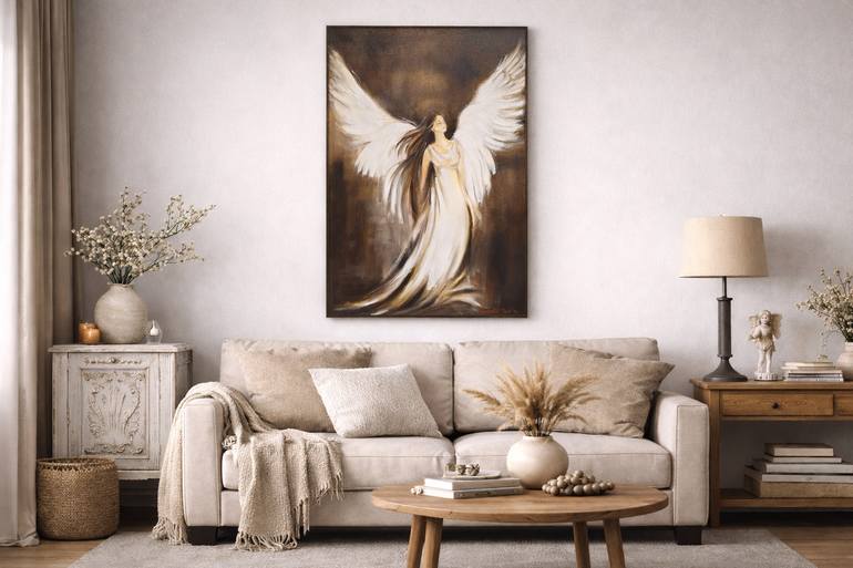 Original Figurative Religion Painting by Carla Desantis