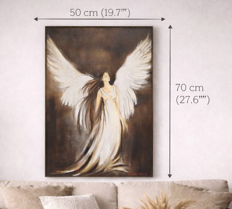 Original Figurative Religion Painting by Carla Desantis