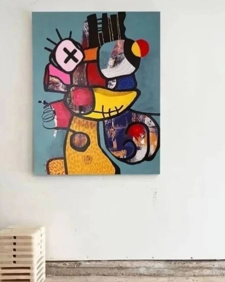 Original Abstract Painting by Hector Glez