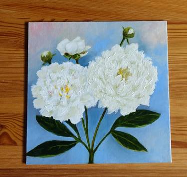 Original Classicism Botanic Paintings by Irina Kvantaliani