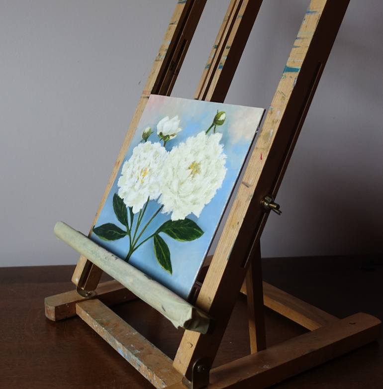 Original Classicism Botanic Painting by Irina Kvantaliani
