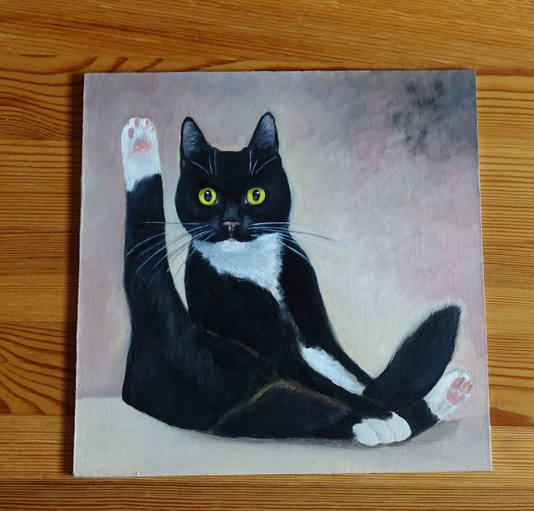 Original Classicism Animal Painting by Irina Kvantaliani