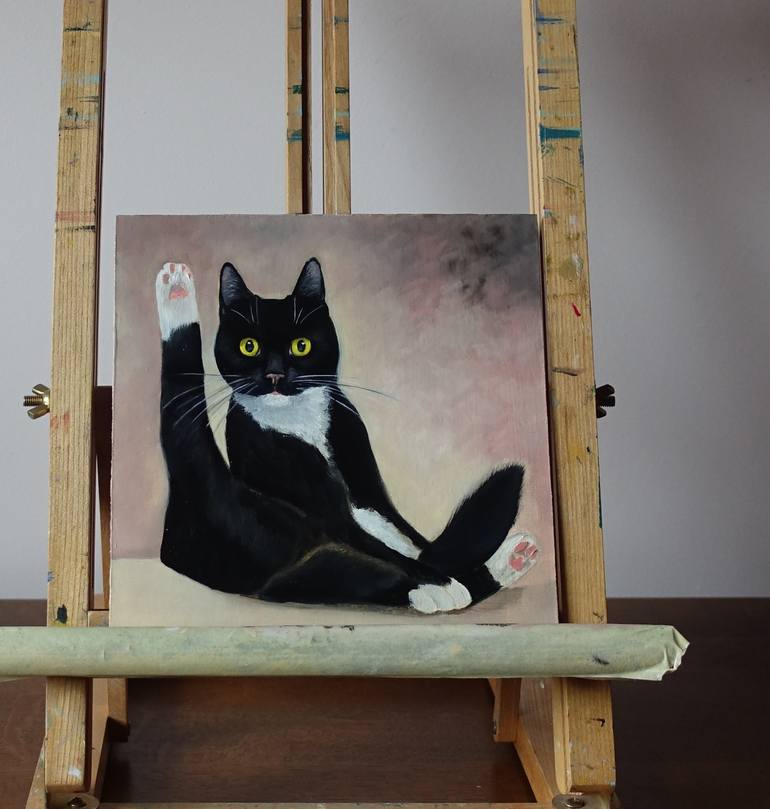 Original Classicism Animal Painting by Irina Kvantaliani