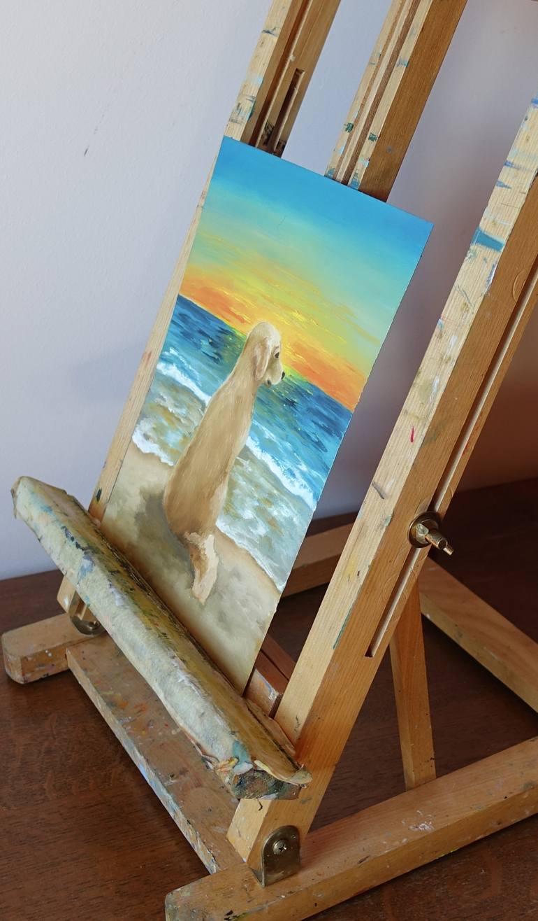 Original Classicism Animal Painting by Irina Kvantaliani