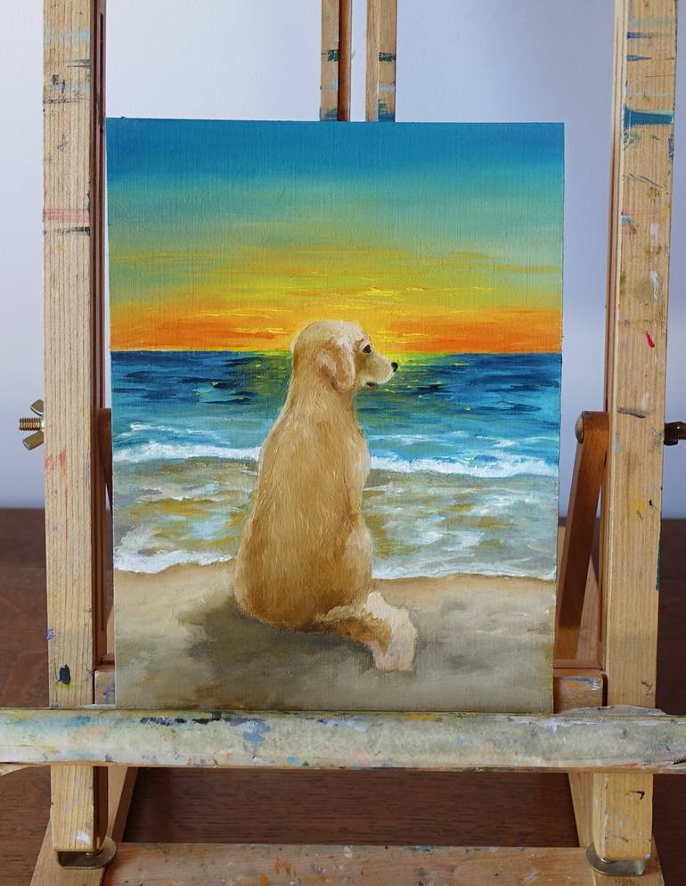 Original Classicism Animal Painting by Irina Kvantaliani