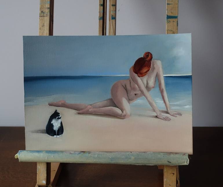 Original Classicism Body Painting by Irina Kvantaliani