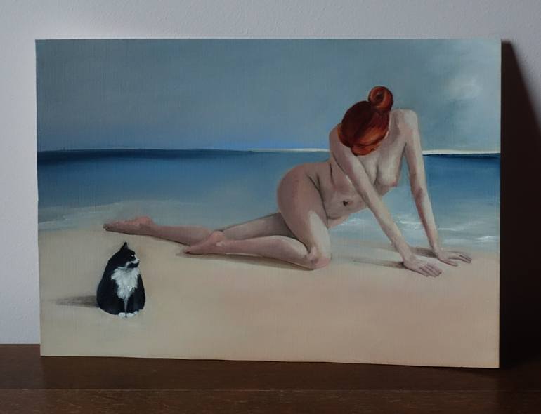 Original Classicism Body Painting by Irina Kvantaliani
