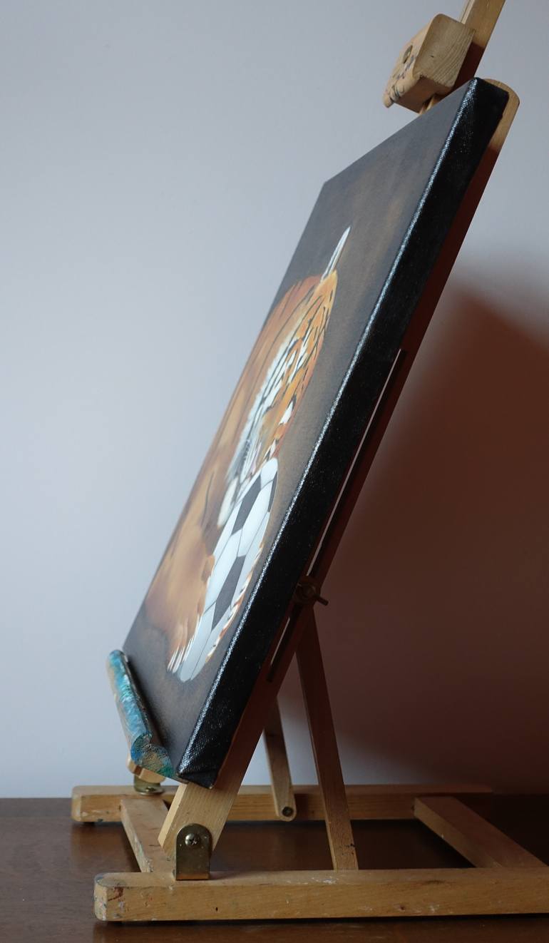 Original Figurative Animal Painting by Irina Kvantaliani