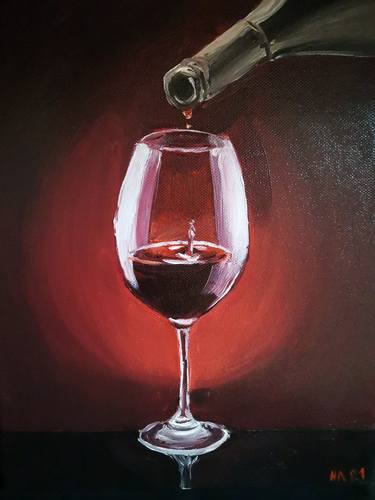 Print of Abstract Food & Drink Paintings by Andriy Hrab