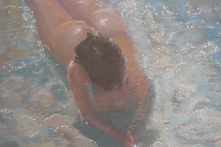 Original Contemporary Nude Painting by Sally Trueman
