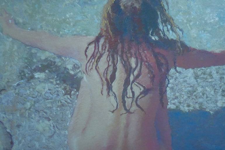 Original Contemporary Nude Painting by Sally Trueman