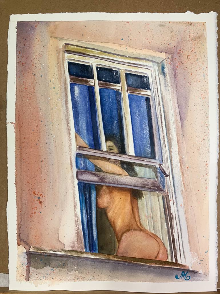 Original Figurative Body Painting by Kate Matveeva