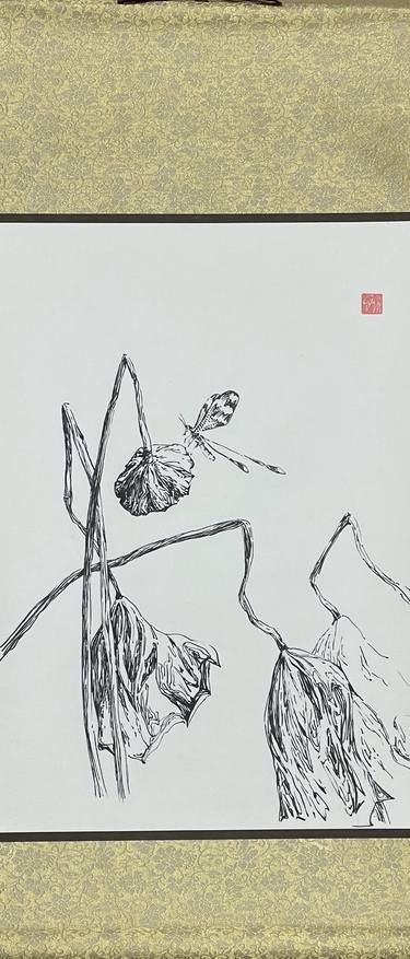 Original Garden Drawings by Guzel Min