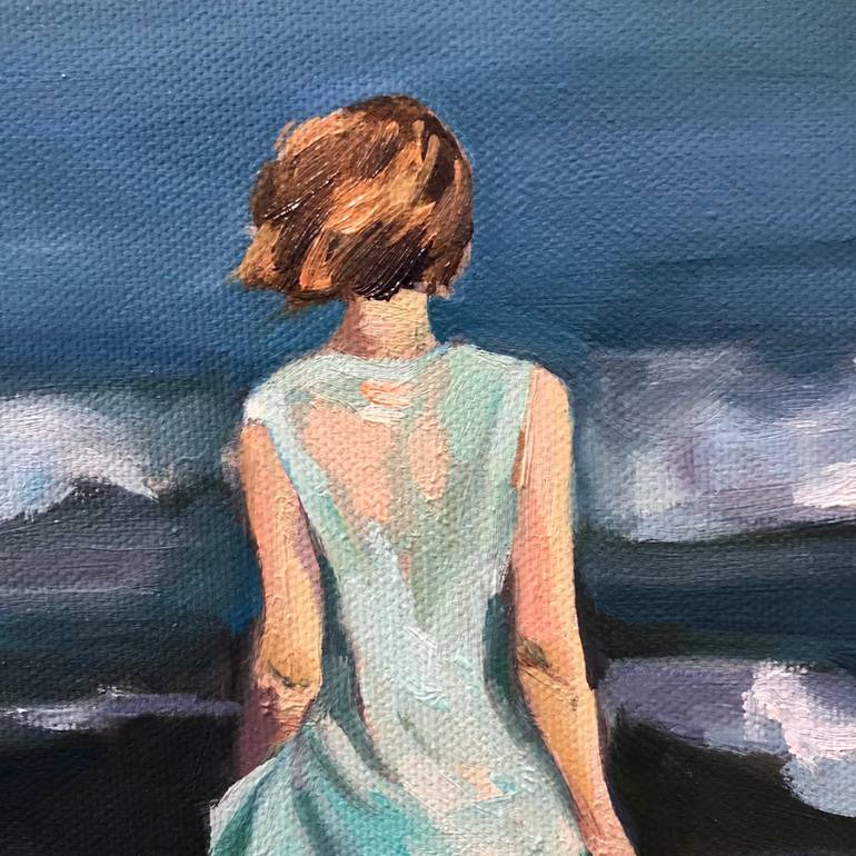 Original Impressionism Landscape Painting by Guzel Min