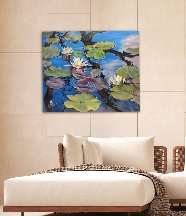 Original Minimalism Landscape Painting by Guzel Min