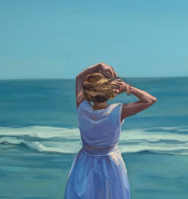 Original Conceptual Landscape Painting by Guzel Min