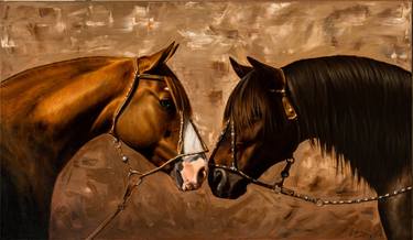 Original Horse Painting by Gracia Cornet