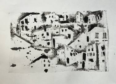 Original Black & White Architecture Printmaking by Eman F