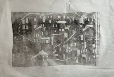 Original Black & White Architecture Printmaking by Eman F